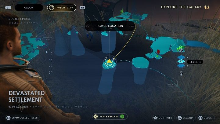 It contains a secret - Jedi Survivor: Devastated Settlement - list of secrets (Part 1) - Koboh - Star Wars Jedi Survivor guide