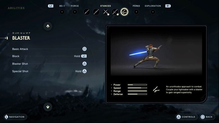It's a very good stance for increasing the effectiveness of ranged combat - Star Wars Jedi Survivor: Lightsaber combat stances - Basics - Star Wars Jedi Survivor guide