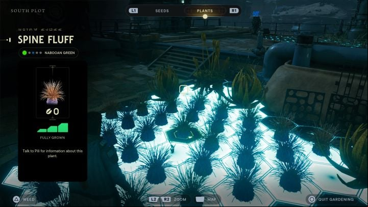 Now you must find at least 1 seedbag of each type (in all, there are 10 of them) - Star Wars Jedi Survivor: Map Upgrades - Unique Collectibles - Star Wars Jedi Survivor guide